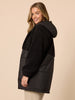 The Teddy Hooded Puffer Jacket - Black