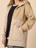 The Teddy Hooded Puffer Jacket - Natural