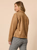 Downtown Faux Suede Jacket - Caramel rc&co