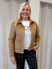Downtown Faux Suede Jacket - Caramel