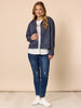 Downtown Faux Suede Jacket - Indigo rc&co