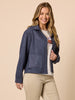 Downtown Faux Suede Jacket - Indigo rc&co