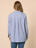 Liberty Stripe Print Shirt - Blue/White rc&co