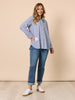 Liberty Stripe Print Shirt - Blue/White