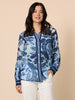 Newport Paisley Print Sheer Shirt - Blue/Multi rc&co