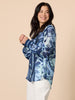 Newport Paisley Print Sheer Shirt - Blue/Multi rc&co