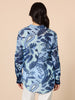 Newport Paisley Print Sheer Shirt - Blue/Multi rc&co