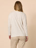 City Stripe Long Sleeve Tee - Natural Ivory