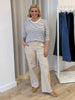 Hudson Wide Leg Jean - Natural