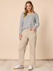 Marine Wide Leg Pant - Natural rc&co
