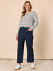 Marine Wide Leg Pant - Navy