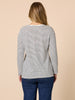 City Stripe Long Sleeve Tee - Navy/Ivory