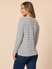 City Stripe Long Sleeve Tee - Navy/Ivory