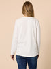 Sweetheart Print Long Sleeve Tee - Ivory rc&co