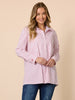 Off the Cuff Stripe Print Shirt - Red/White rc&co