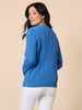 Hampton Cable Knit Jumper - Cobalt