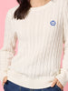 Hampton Cable Knit Jumper - Ivory