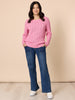 Hampton Cable Knit Jumper - Pink