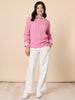 Hampton Cable Knit Jumper - Pink
