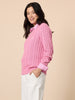 Hampton Cable Knit Jumper - Pink