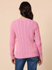Hampton Cable Knit Jumper - Pink