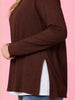 Alicia 2 in 1 Top - Coffee