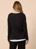 Alicia 2 in 1 Top - Black