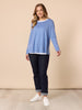 The Retro Cuff Straight Leg Jean - Dark Denim