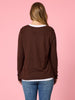 Alicia 2 in 1 Top - Coffee