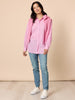 Savannah Stripe Print Shirt - Pink rc&co