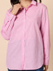 Savannah Stripe Print Shirt - Pink rc&co