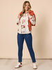 Central Park Floral Print Shirt - Natural Multi rc&co