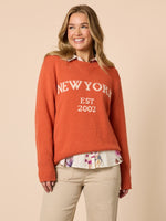 New York Knit Jumper - Maple