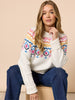 Chevalier Print Knit - Ivory Multi rc&co