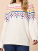 Chevalier Print Knit - Ivory Multi rc&co
