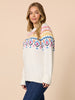 Chevalier Print Knit - Ivory Multi rc&co