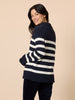 Bel Air Stripe Print Knit - Navy/Ivory rc&co