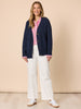 Back to Love Heart Cardigan - Navy