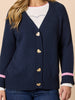 Back to Love Heart Cardigan - Navy