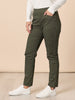 Kelly Print Slim Leg Pant - Khaki rc&co