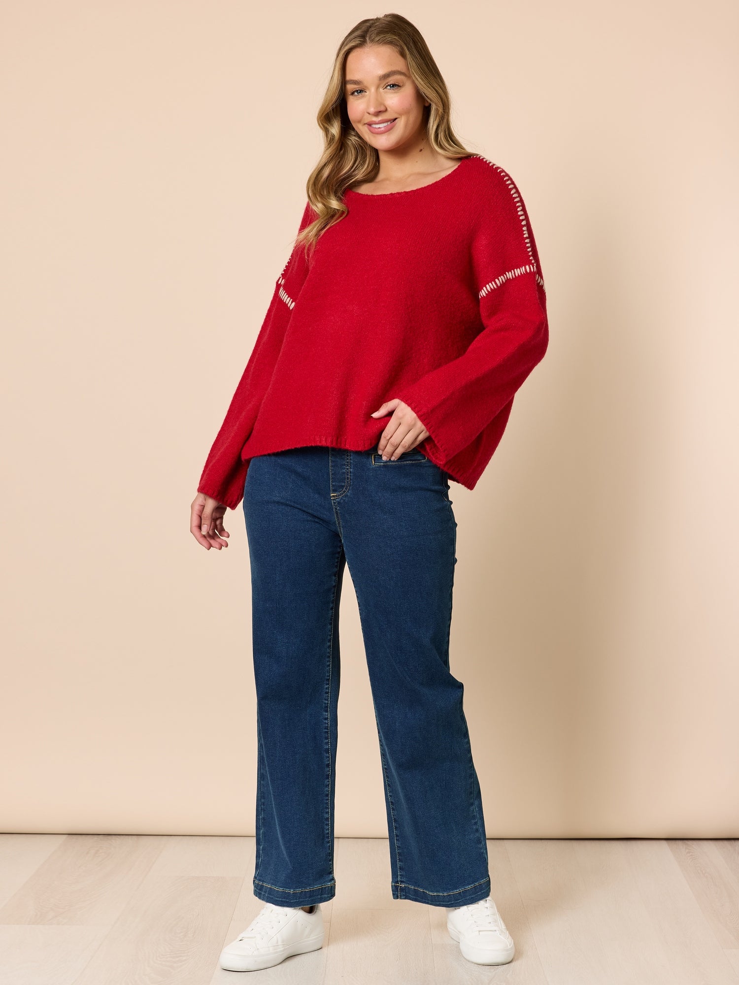 Maddy Pull on Wide Leg Jean - Dark Denim – RC & Co