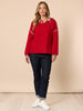 The Retro Cuff Straight Leg Jean - Dark Denim