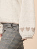 Chic Heart Knit - Ivory rc&co