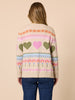 Charming Print Cardigan - Natural Multi rc&co