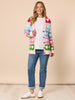 New York City Embroidered Long Sleeve Tee - Ivory