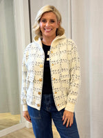 Mademoiselle Print Jacket - Ivory