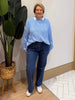 Tenille Rib Knit - Blue