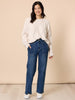 Tenille Rib Knit - Ivory rc&co