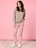 Idaho Stripe Print Knit - Natural Blush rc&co