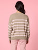 Idaho Stripe Print Knit - Natural Blush rc&co